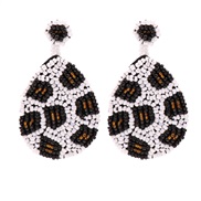 occidental style geometry beads ethnic style ear stud personality