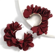 ( red)earrings Word Alloy flowers earrings woman occidental styleins wind arring