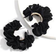 ( black)earrings Word Alloy flowers earrings woman occidental styleins wind arring