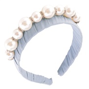 ( sky blue Pearl )occidental style Pearl Rhinestone eadband big samll Pearl eadband temperament Cloth handmade beads