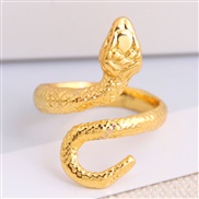 occidental style fashion  Metal snake personality opening ring