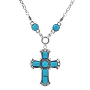 occidental style fashion  concise Metal cross temperament necklace