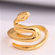 occidental style fashion  Metal concise snake personality opening ring