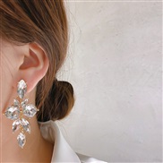 ( Silver needle Gold)silver atmospheric drop surface earrings occidental style exaggerating earring banquet fashion temp