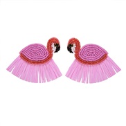 new fashion beads tassel earrings handmade weave Bohemia arring eyes earring