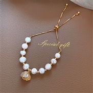 ( Bracelet) gold Opal Korea fashion all-Purpose Shells natural Pearl bracelet woman