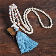 (N) Bohemia handmade ethnic style beads tassel necklace woman Shells starfish wind long necklace
