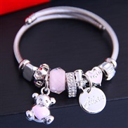 occidental style fashion  Metal all-PurposeD sweet lovely samll pendant personality bangle