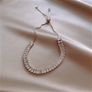 ( Silver)high zircon bracelet womanins samll lovers temperament woman