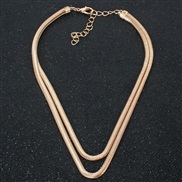 new  fashion multilayer  occidental style personality mash up lady necklace woman