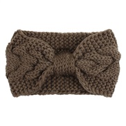 (  khaki)occidental style twisted knitting belt woman  woolen head belt head warm Autumn and Winter eadband