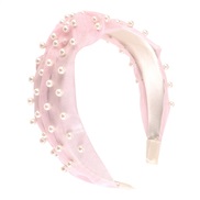 ( Pink)Korean style Pearl eadband surface temperament eadbandins lady head
