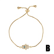 (brb B Style)occidental style fashion rainbow diamond bracelet lady braceletbrb