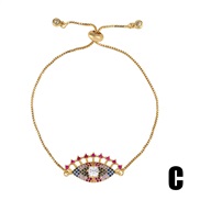 (brb C)occidental style fashion rainbow diamond bracelet lady braceletbrb