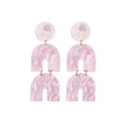 (purple)fashion Acrylic earrings activity earring