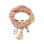 ( Color)color wind beads bracelet retro wind multilayer handmade beads bracelet new