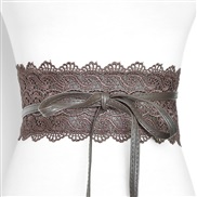 occidental style lady multicolor Optional width Girdle  lace flower ornament width belt  women belt