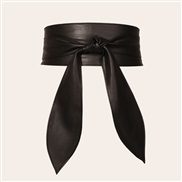 ( black)lady width Girdle all-Purpose elegant bow belt super long belt