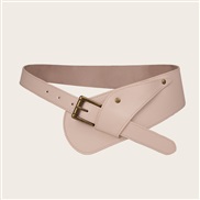 ( Beige)long style occidental style  fashion woman width Girdle all-Purpose ornament belt