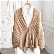 ( camel)Korean style Collar false collar scarf autumn Winter shawl Pearl buckle knitting woolen samll
