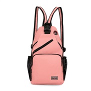 ( Pink)Outdoor bag trend fashion bag Double bag leisure sport bag