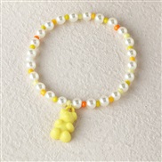 (BZhuangse) occidental style fashion color Jelly samll bracelet  small fresh Pearl color beads splice