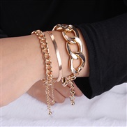 ( Bracelet three piece suit)occidental style fashion trend bracelet woman three  personality samll