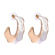 ( white)exaggerating white earrings briefI wind earring temperament ear stud arring