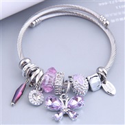 occidental style fashion  Metal all-PurposeDL concise bright butterfly pendant more elements accessories personality
