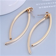 Korean style fashion sweetOL concise vertical personality ear stud