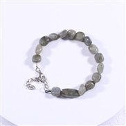 ( gray Bracelet)gravel bracelet  crystal handmade fashion bangle color gravel