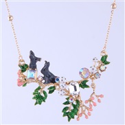 occidental style fashion luxurious  sweet all-Purpose long concise branches and leaves color  temperament persona
