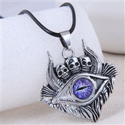 occidental style fashion Metal retro skull  eyes accessories trend man retro exaggerating necklace