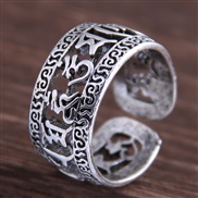 occidental style retro concise temperament exaggerating personality opening ring