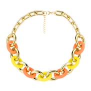 ( Color)occidental style  fashion personality Colorful candy colors necklace woman  occidental style wind