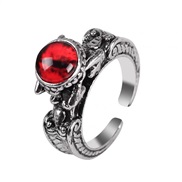 occidental style fashion retro personality creative eyes temperament opening ring