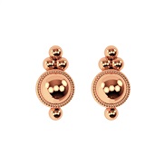 ( A style Rose Gold)occidental style fine zircon earrings