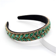 ( green)ins  Korean style occidental style wind fashion gorgeous rainbow color eadband color handmade beads width Rhines