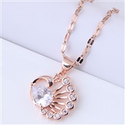 Korean style fashionOL sweet concise peacock personality woman necklace