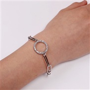 ( Silver  Bracelet)necklace womanins wind samll fashion necklace  temperament all-Purpose flash diamond bracelet  clavic