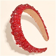 ( red)occidental style crystal beads eadband big samll color beads eadband palace wind fashion woman