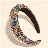 ( Color)occidental style crystal beads eadband big samll color beads eadband palace wind fashion woman
