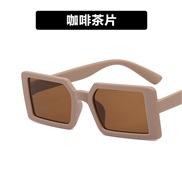 (Coffee  tea  Lens )Korea chldren sunglass man woman retro personalty square Sunglasses ant-ultravolet
