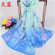 ( blue)spring woman Chiffon long scarves  samll scarf samll gift