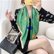 (90cm)imitate silk scarves woman * all-Purpose shawl ornament neckerchief big scarf  pattern scarves