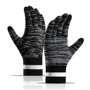 ( black)knitting glove  autumn Winter warm man glove Outdoor mitten touch screen glove