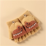 (Children /students 5-12)glove warm child Winter student lovely half knitting velvet samll glove