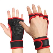 (L)( red)man woman outdoor sports Non-slip half glove