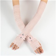 (Free Size )( Pink)fashion rhinestone sleeves  outdoor sports Sunscreen sleeves   Double diamond sleeves