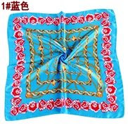 ( blue)spring Korean style chain rosecm surface scarves